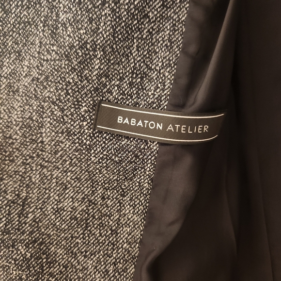 Aritzia Babaton New Power Blazer Charcoal 4 - Picture 6 of 7
